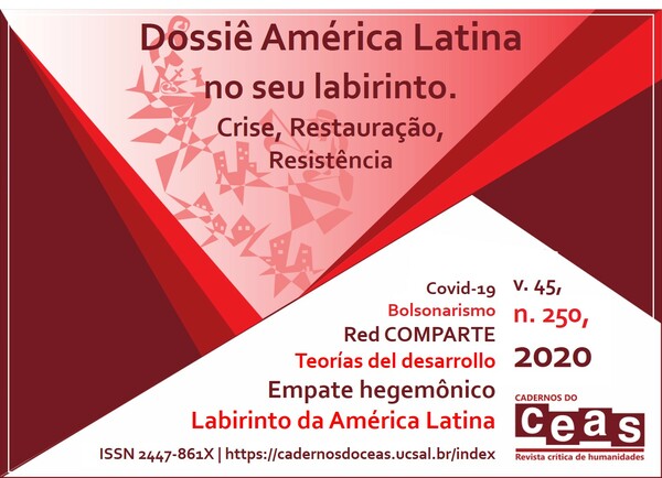 					Visualizar v. 45 n. 250 (2020): América Latina no seu labirinto. Crise, restauração, resistência
				